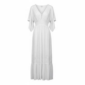 Elegant White Maxi Dress